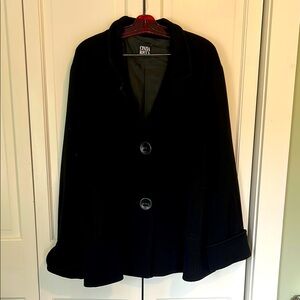 Cinzia Rocca Women's Black Swing Jacket XXL